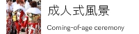 成人式の風景
